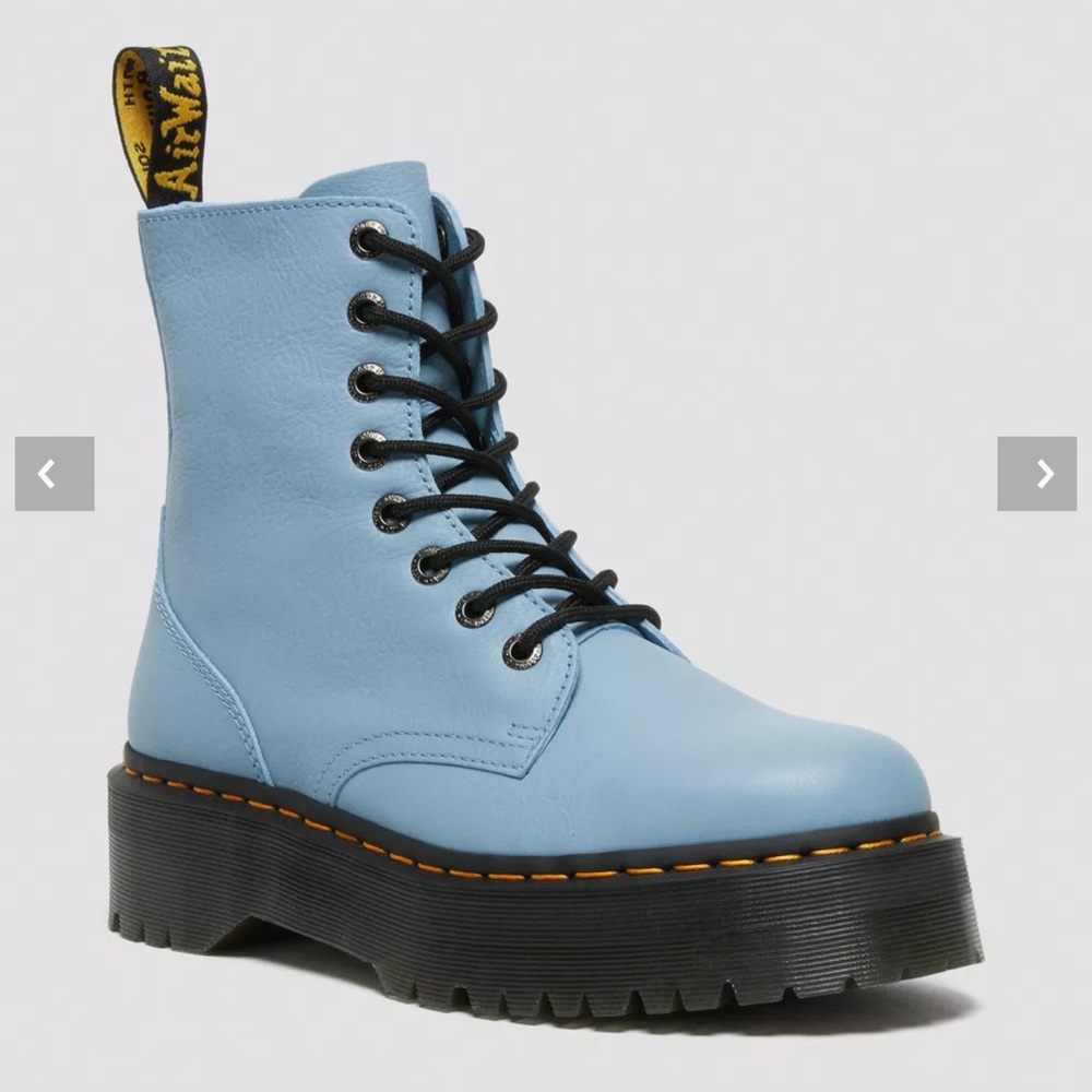 Dr. Martens Light Blue Lace Up Boots